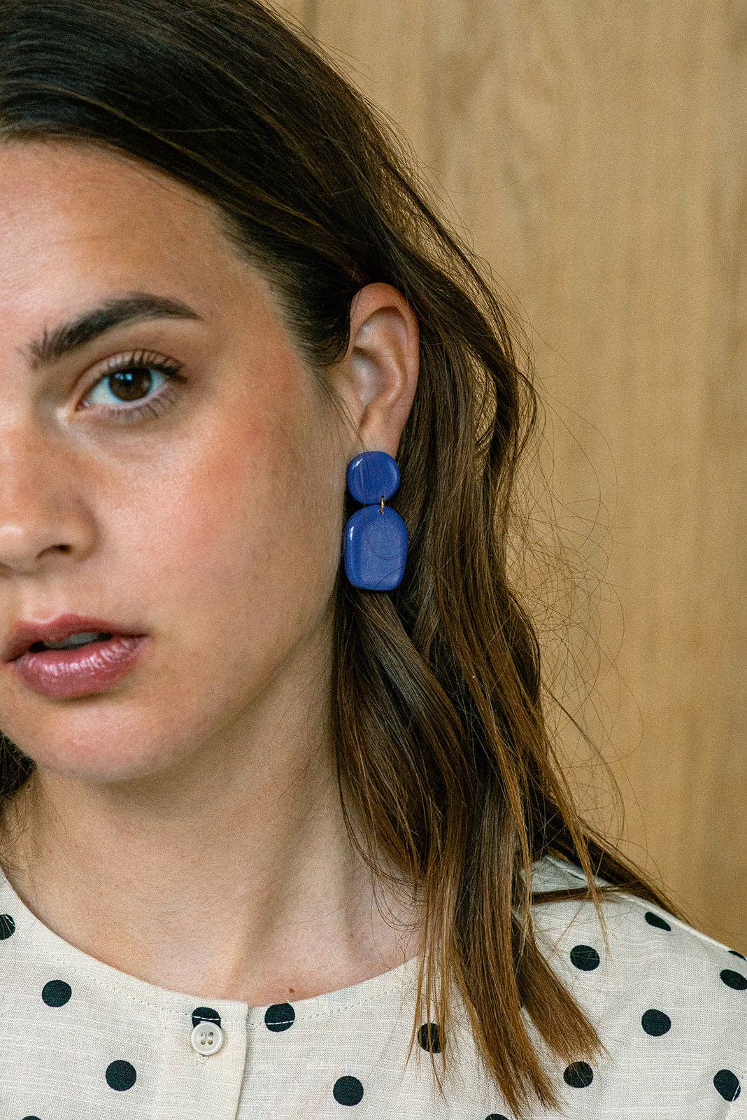 Van Schaaijk Studio - Wholesale Dangle Earrings - Earrings Nina - Blueberry2