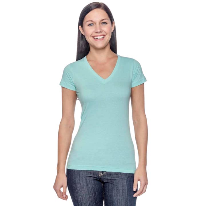 LAT Chill Ladies Junior Fit V-Neck T-Shirt and other Purchase Wholesale ladies v neck t shirts. Free Returns & Net 60 Terms on Faire trending on Faire.