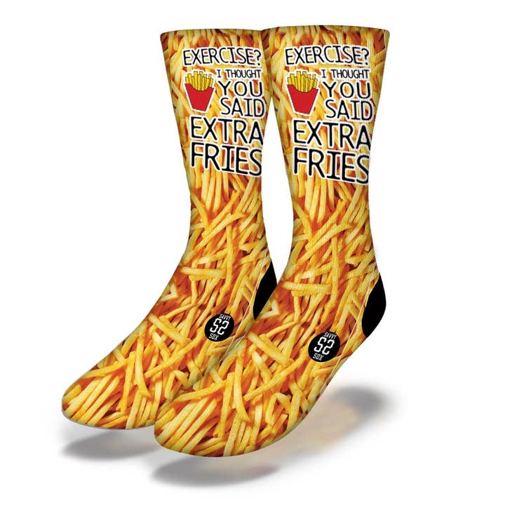Calcetines de ejercicio y patatas fr para venta al por mayor de Savvy Sox