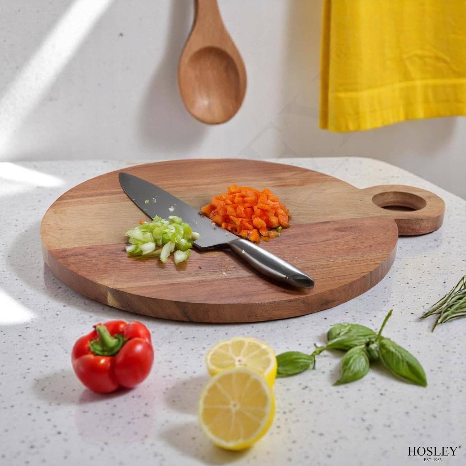 Hosley - Wholesale Cutting Board - Hosley® 13.5 Inch Acacia Wood Cutting Board Medium Size1