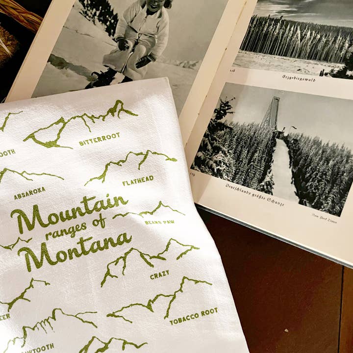 Toalha de Cozinha Montanha de Algodão Montana por atacado de H.B. Elliot