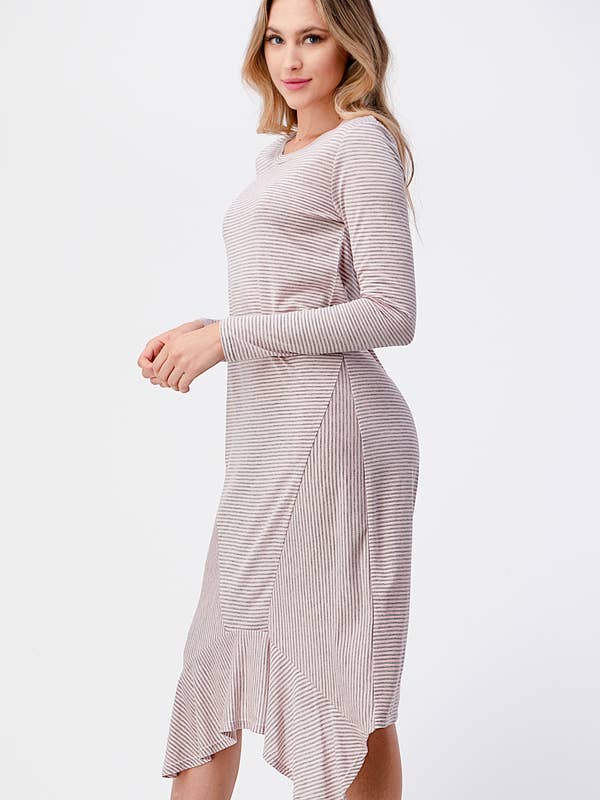 miroh - Wholesale Dress - Women's - Striped Midi Dress6