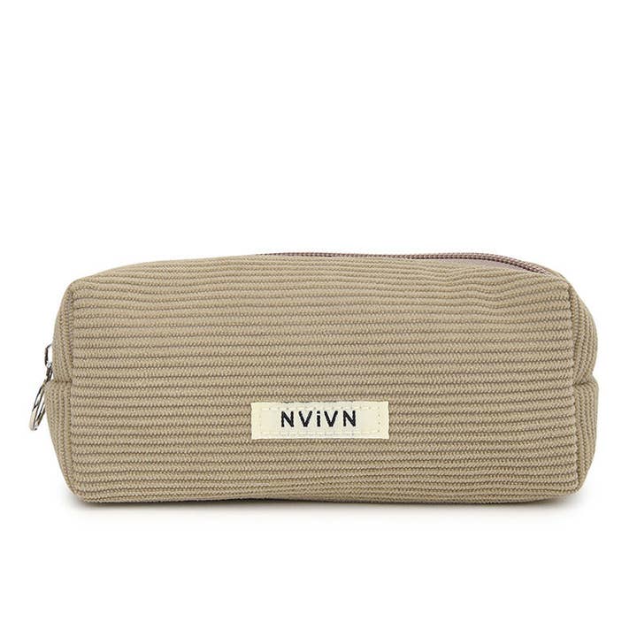 Dipped Shop – wholesale Pencil case/pouch – Vintage Corduroy Large Capacity Pencil Case DP25E9423