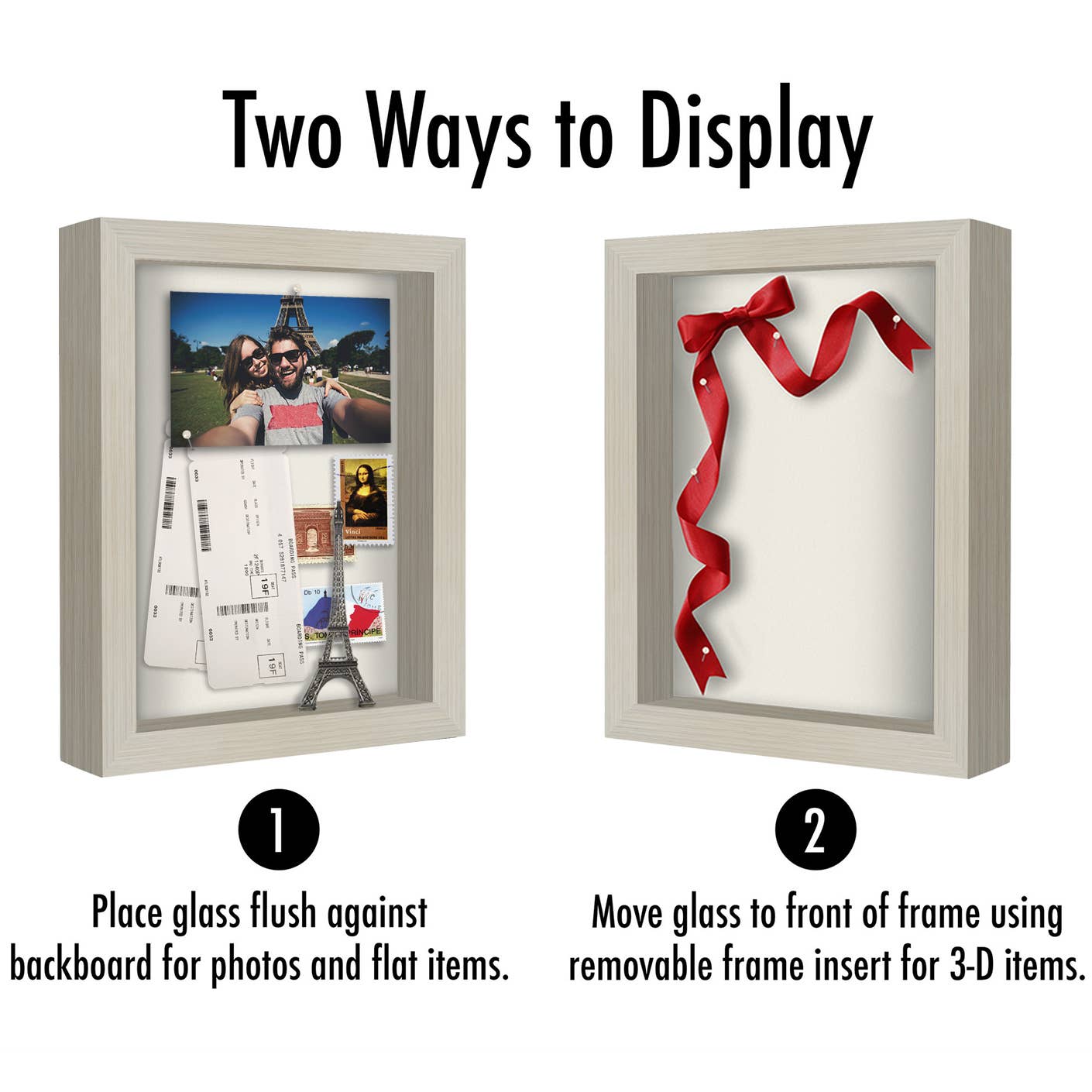 Americanflat - Wholesale Picture Frame - Americanflat Shadow Box Frame with Box Molding51