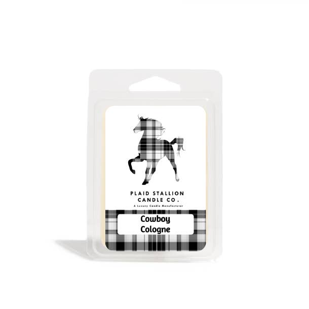 Cowboy Cologne for wholesale by The Plaid Stallion Candle Co