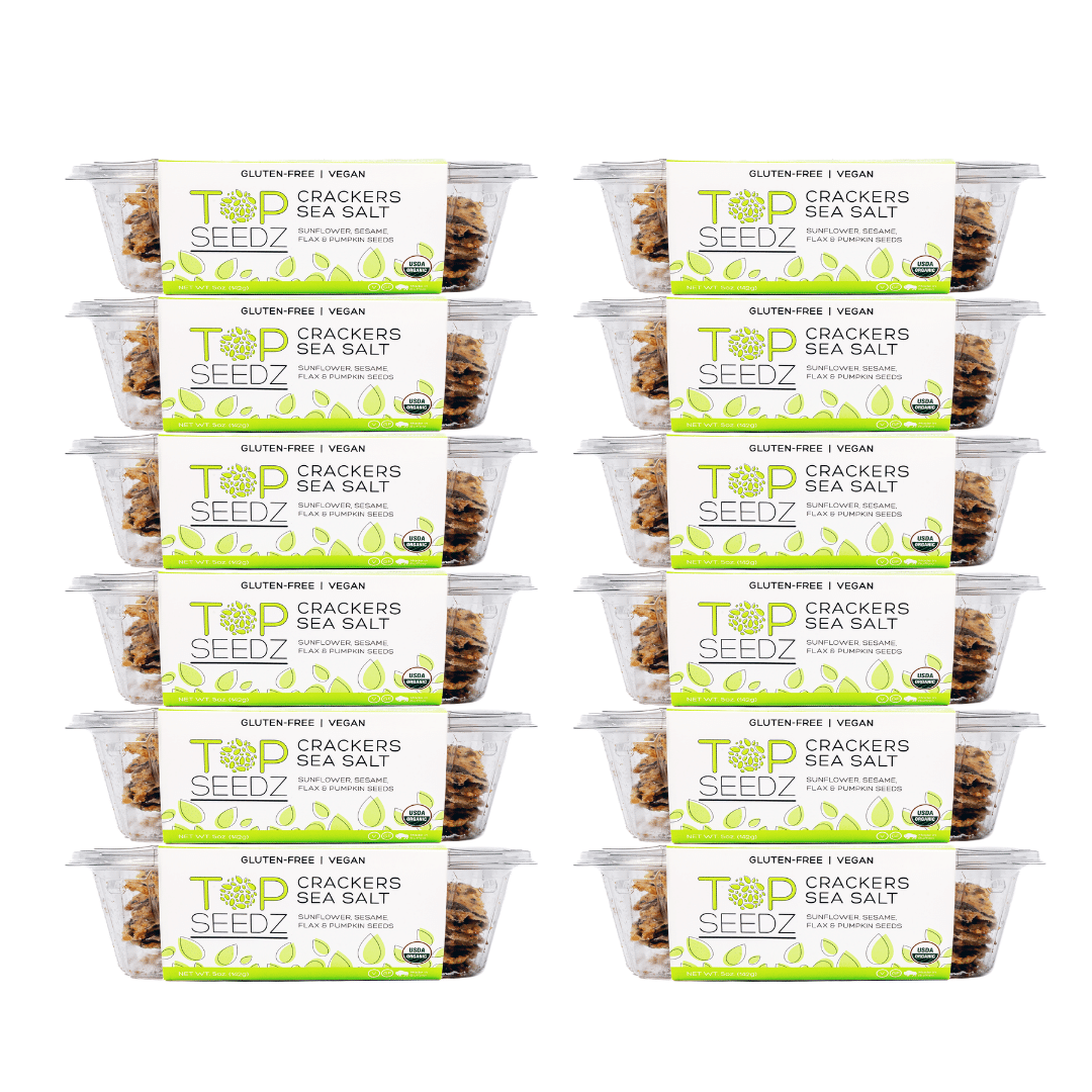 Top Seedz - Wholesale Crackers - Sea Salt Crackers - 5oz - 12 Per Case2