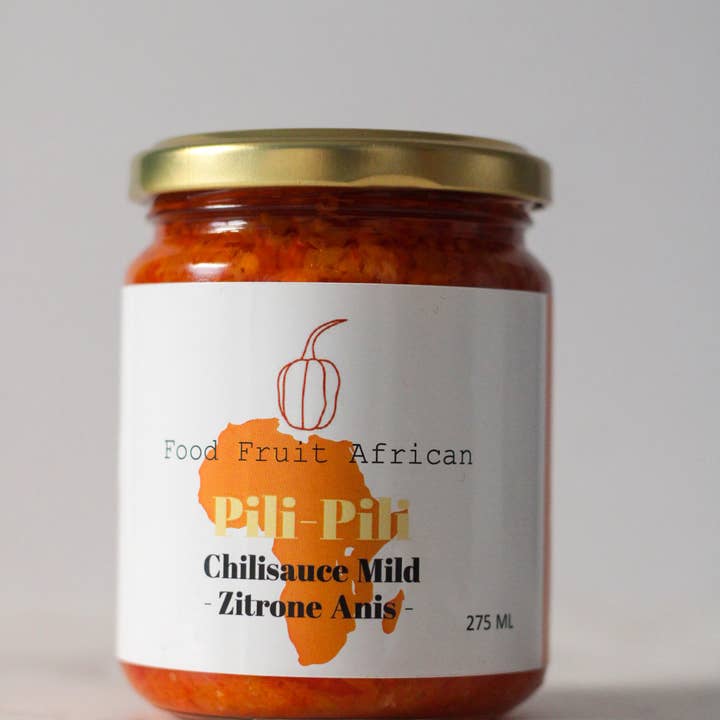 Food Fruit African - Venta al por mayor Salsas picantes - Salsa picante suave pili-pili.