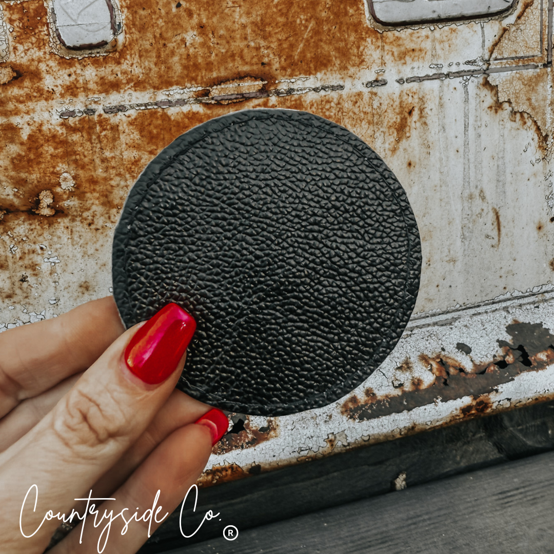 Texas Western Cowhide Bags and More - Wholesale Onderzetters - Handgemaakte Onderzetterset van Koeienhuid, woondecoratie, baraccessoires, cadeau3