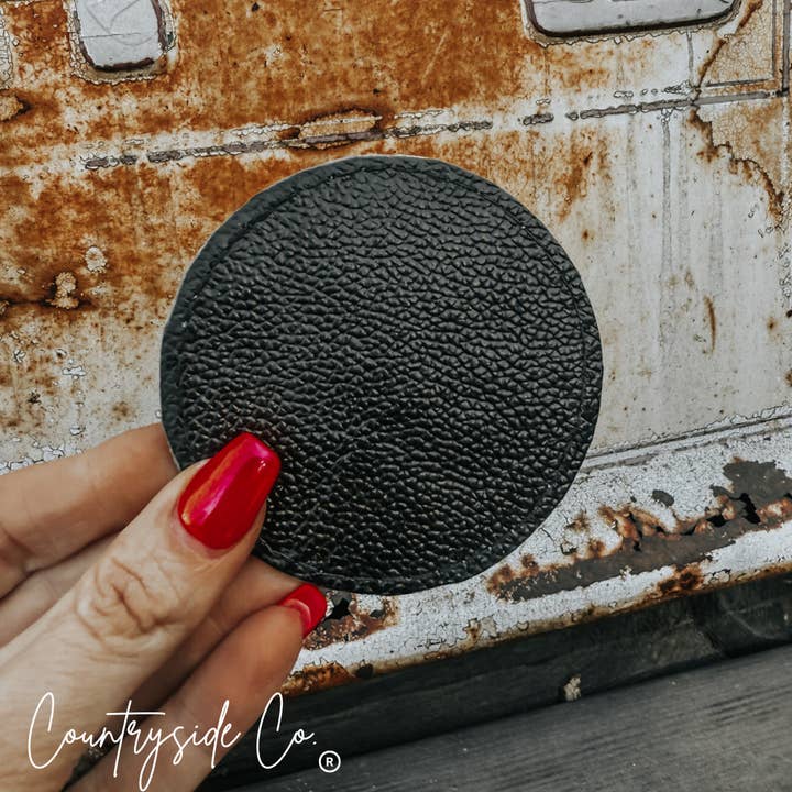 Texas Western Cowhide Bags and More - Vendita all'ingrosso Sottobicchiere - Set di sottobicchieri in pelle bovina fatta a mano, decorazione per la casa, articoli da bar, regalo3