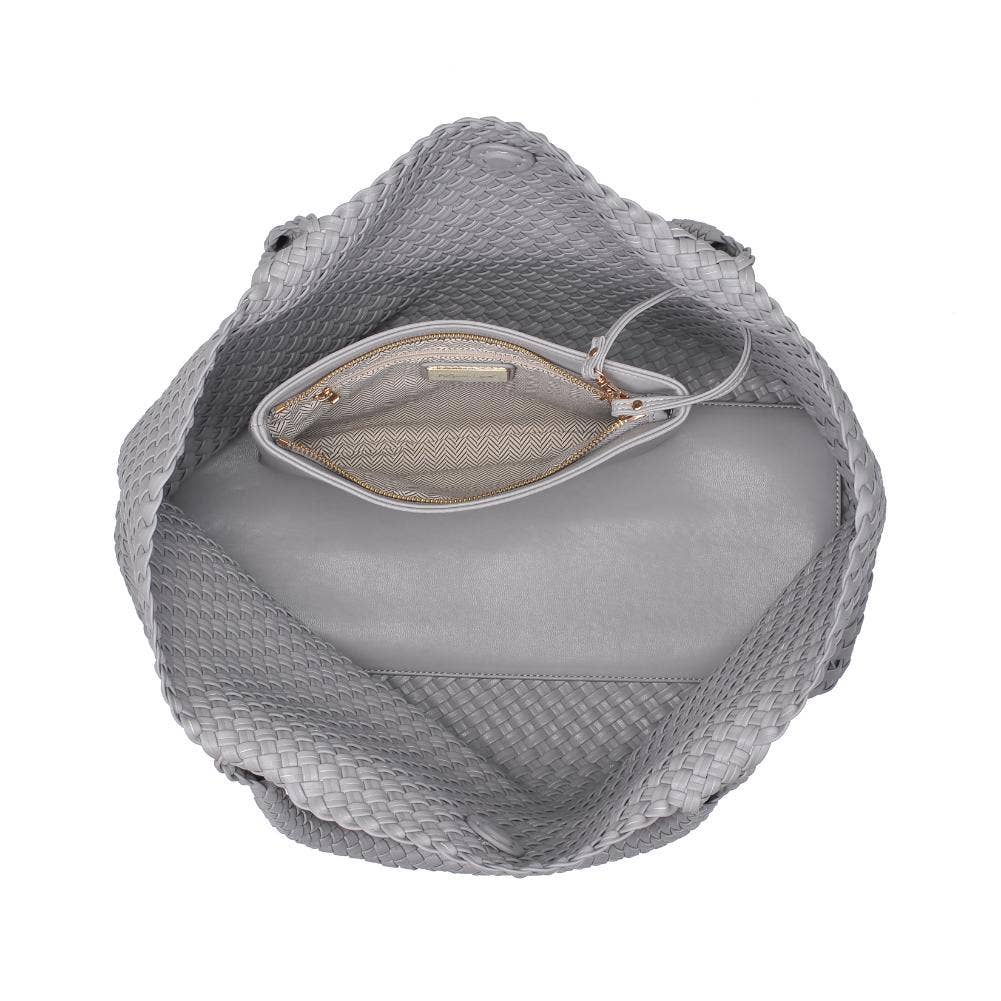 Moda Luxe - Vendita all'ingrosso Borsa tote - Donna - Borsa tote intrecciata in pelle vegana Solana63