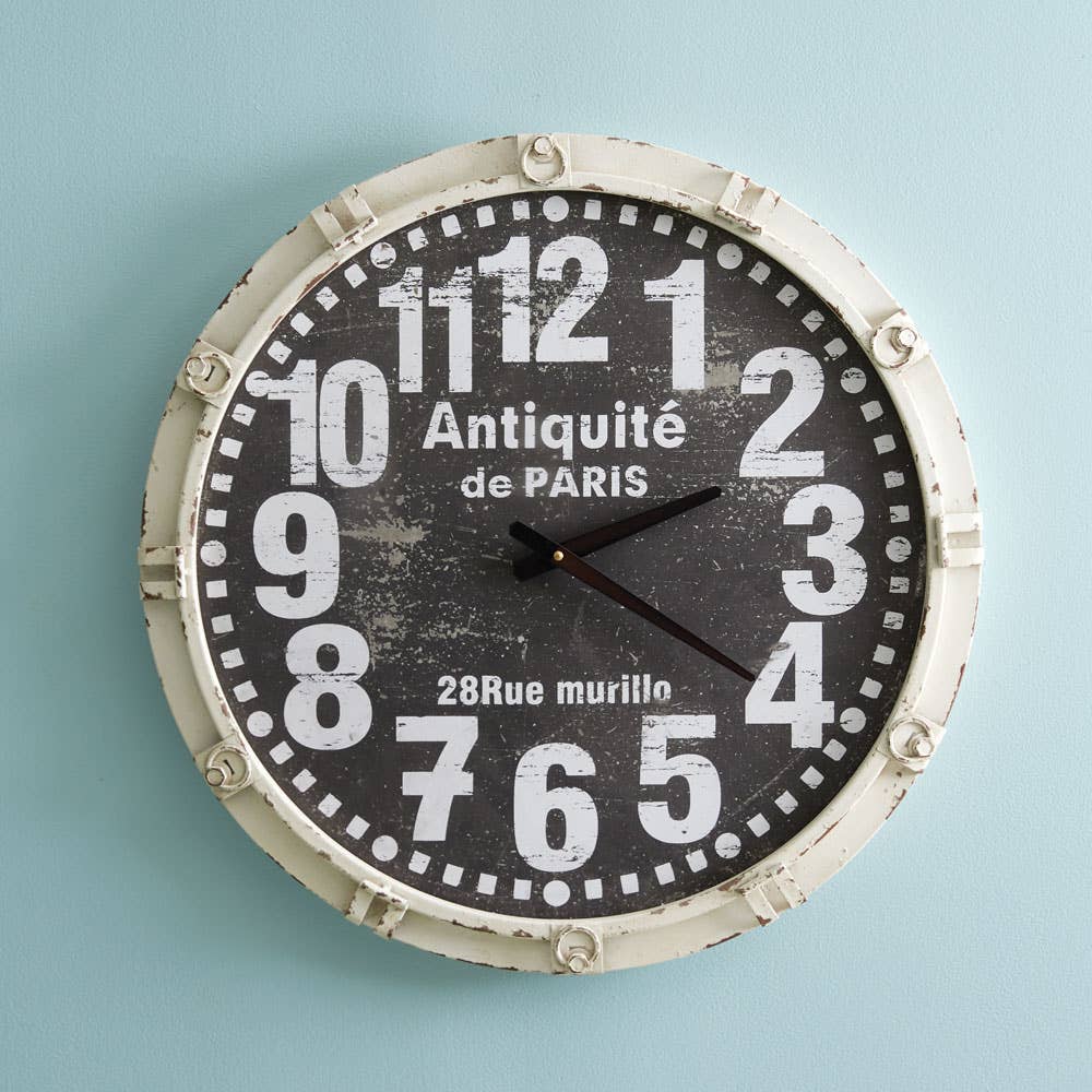 CTW Home Collection - Wholesale Wall Clock - Antiquite De Paris Wall Clock