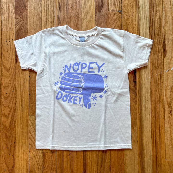 Nopey Dokey (Kids) - Gildan - T-Shirt for wholesale by Paris Woodhull Illustrations