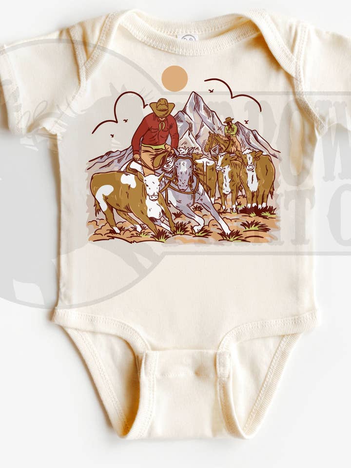 Desert Sort S/S Onesie or Tee for wholesale by Arrow F Apparel