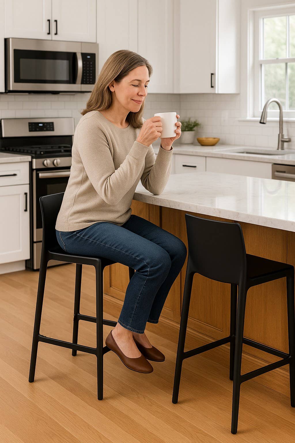 Casual Decore - Wholesale Stool - Commercial Counter Stool Set of 4: Durable & Comfortable 26"2