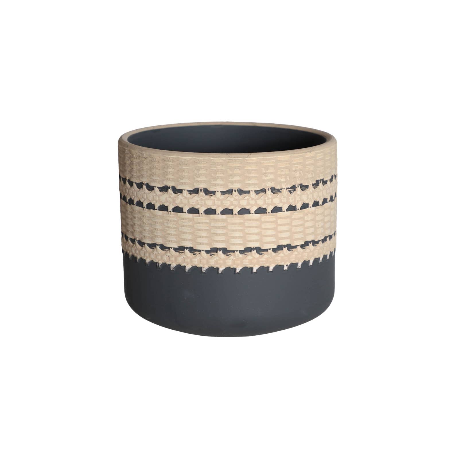 B&B - Wholesale Plant Pot - Terracotta Planter, In Gray, 12X12X10cm0