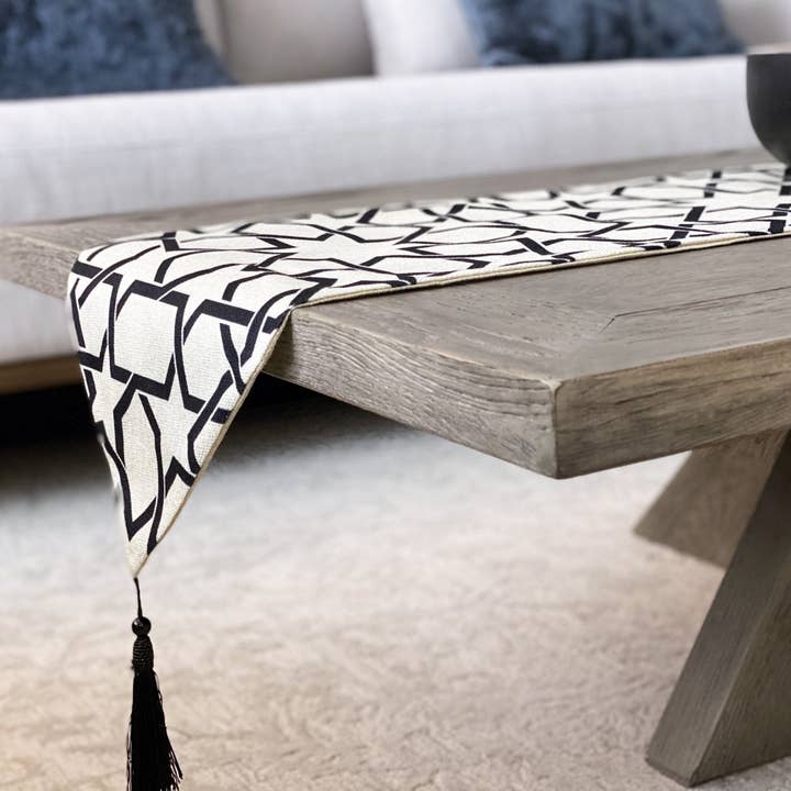 Khatam Table Runner for wholesale by Tea and Linen