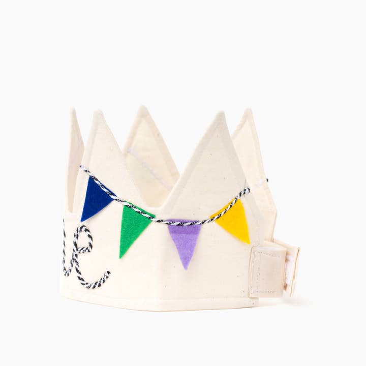 A Thousand Freckles - Wholesale Party Hat/Crown - First Birthday Crown, Cotton Fabric Crown Is Adjustable