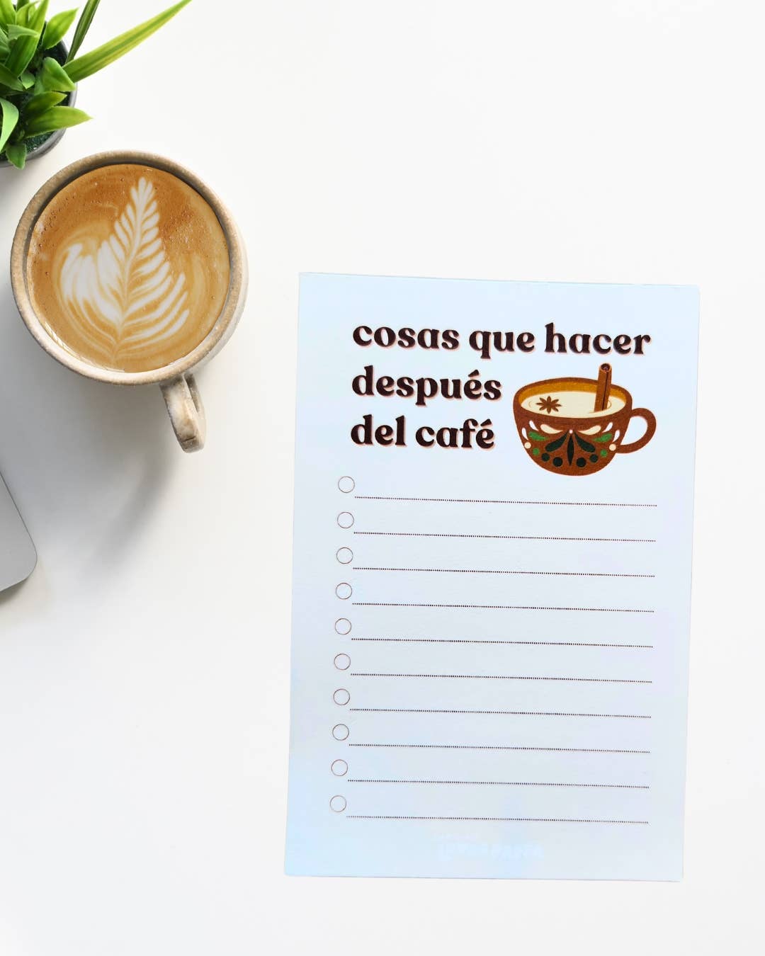Ana Karen Loves Paper - Wholesale Notepad - Despues del Café 4x6 Checklist Notepad1
