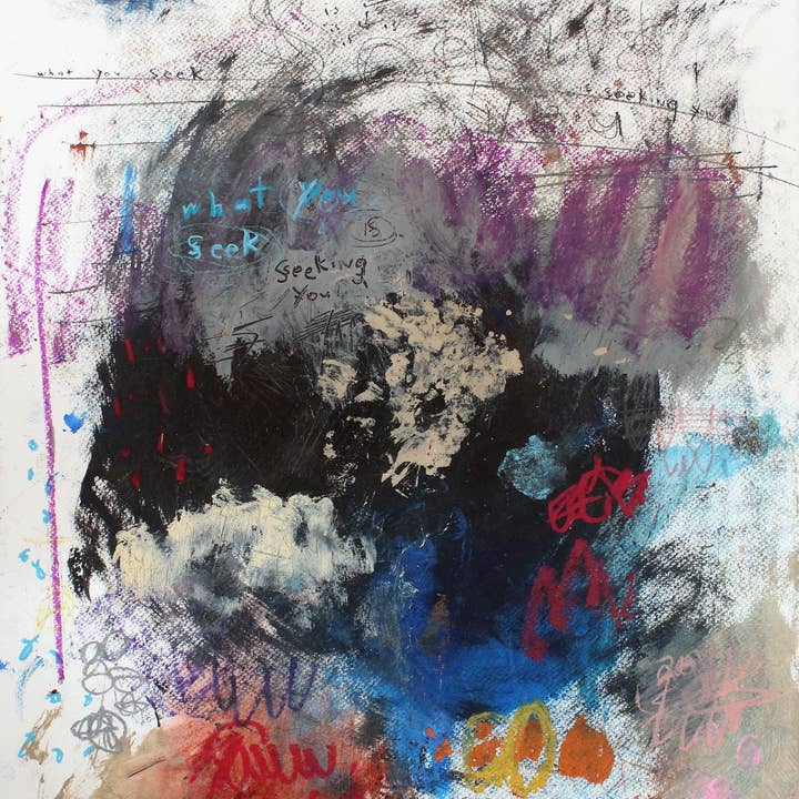 Impresión de Arte Abstracto en Lienzo <br>Colección 2019 <br>Título: lo que buscas <br> Michel Keck para venta al por mayor de Michel Keck LLC