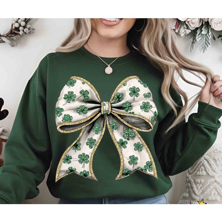 Lucky Shamrock T-Shirt, Cute St Patrick's Day Sweatshirt for wholesale by NVC Ecommerce LLC