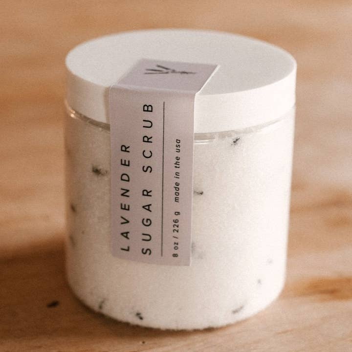 Lavender Exfoliating Sugar Scrub for wholesale by Our Lavender Co