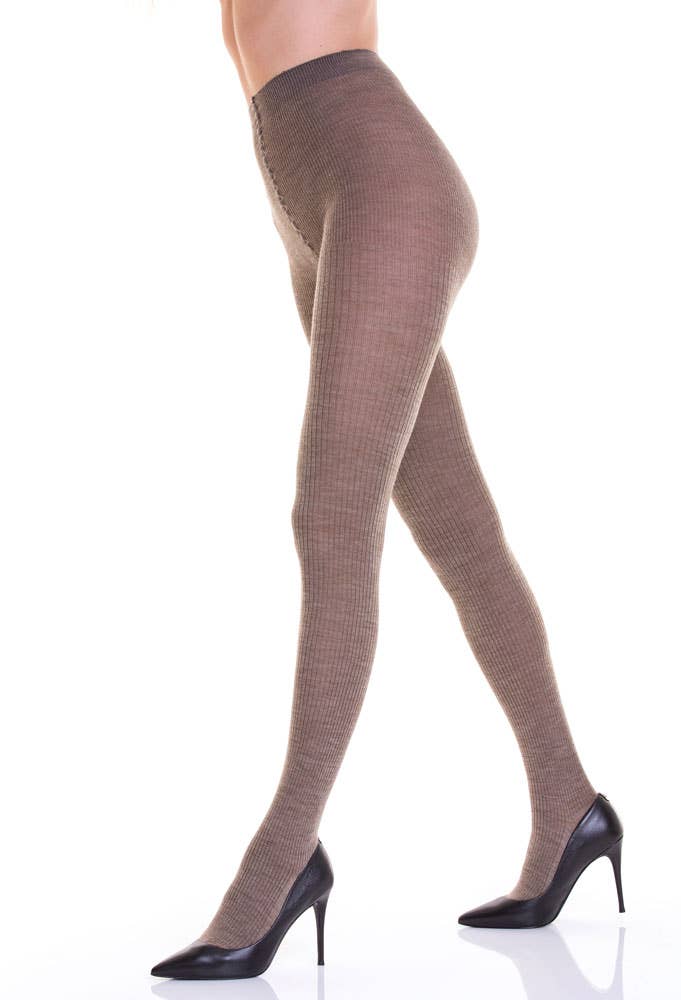 SANGIACOMO - Wholesale Tights - Women's - WOOL CARESS Women's Covering Ribbed Tights 150 Denari14