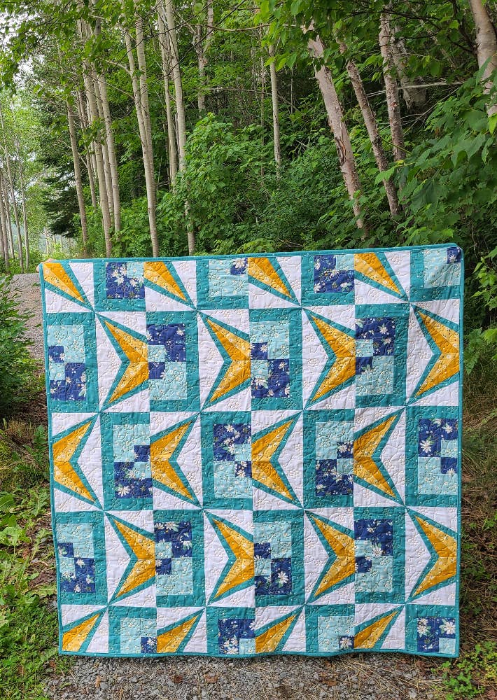 Devoted Quilter - Wholesale Quilt - Fifty-Fifty quilt pattern1