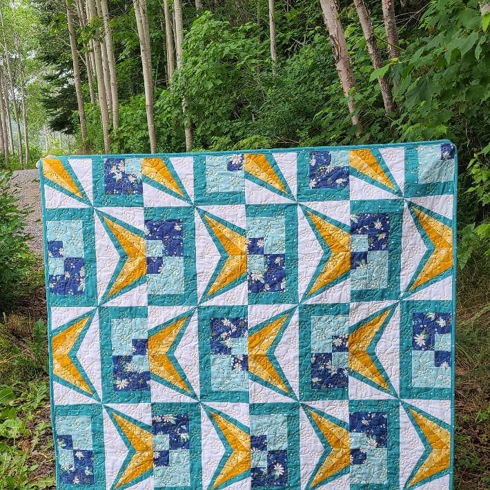 Devoted Quilter - Wholesale Quilt - Fifty-Fifty quilt pattern1