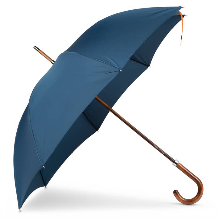 Heating & Plumbing London - Wholesale Umbrella - Unisex - British Umbrella, Beech & Maple - Mallard/Orange