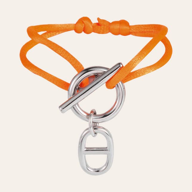 BRACELET ACIER CORDON pour la vente par WHOOPSY DAISY