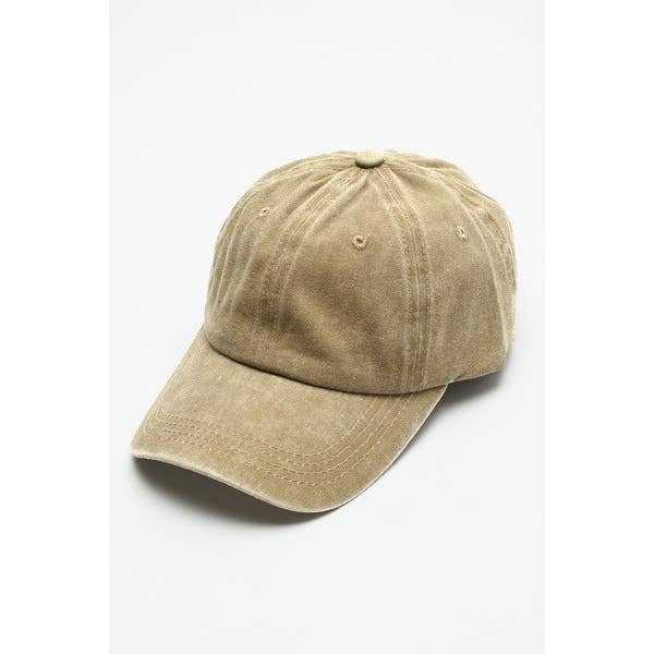 JOSSLYN by wall to wall - Wholesale Baseball Cap - Women's - VINTAGE WASHED BASEBALL CAP 40HW70223