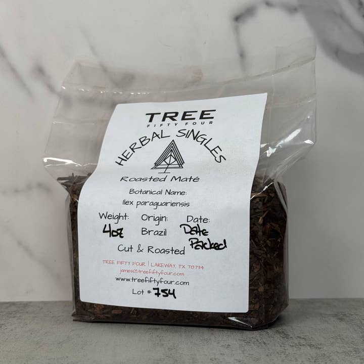 Tree Fifty Four - Wholesale Loose Tea - Roasted Yerba Mate | 2oz - 1 KG | Bulk Herbs6