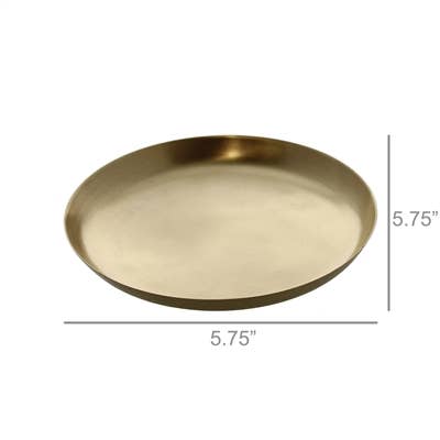 HomArt - Wholesale Decorative tray - Satin Tray - Lrg - Brushed Brass