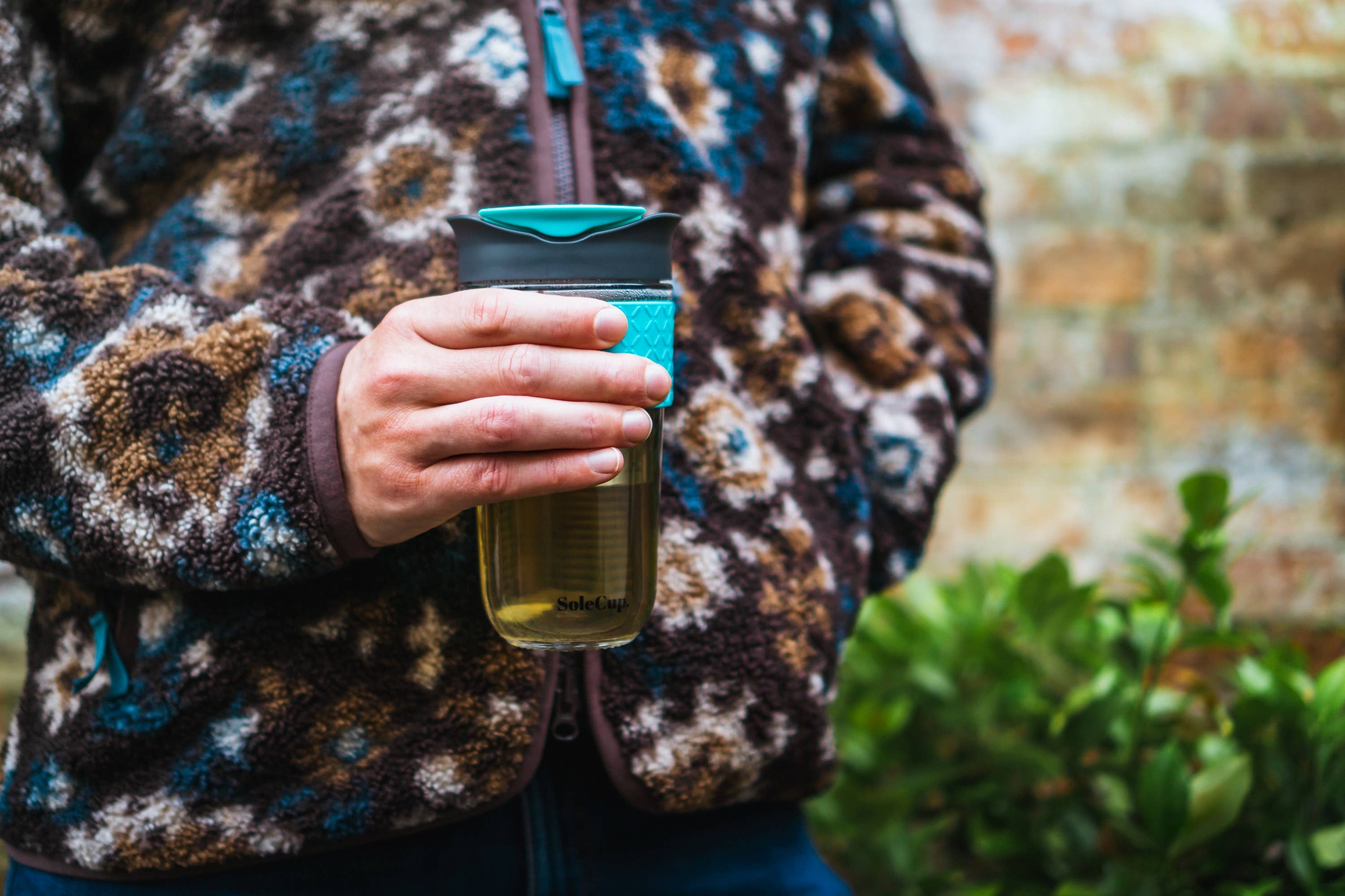 SoleCup - Wholesale Insulated Mug/Tumbler - SoleCup Glass Travel Mug 18oz (530ml) with Loose Tea Infuser15