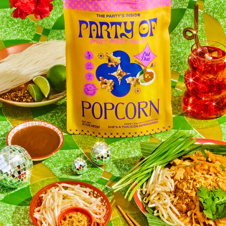 Party Of - Wholesale Puffed snack - Pad Thai Popcorn - Snack size (0.6 oz)2