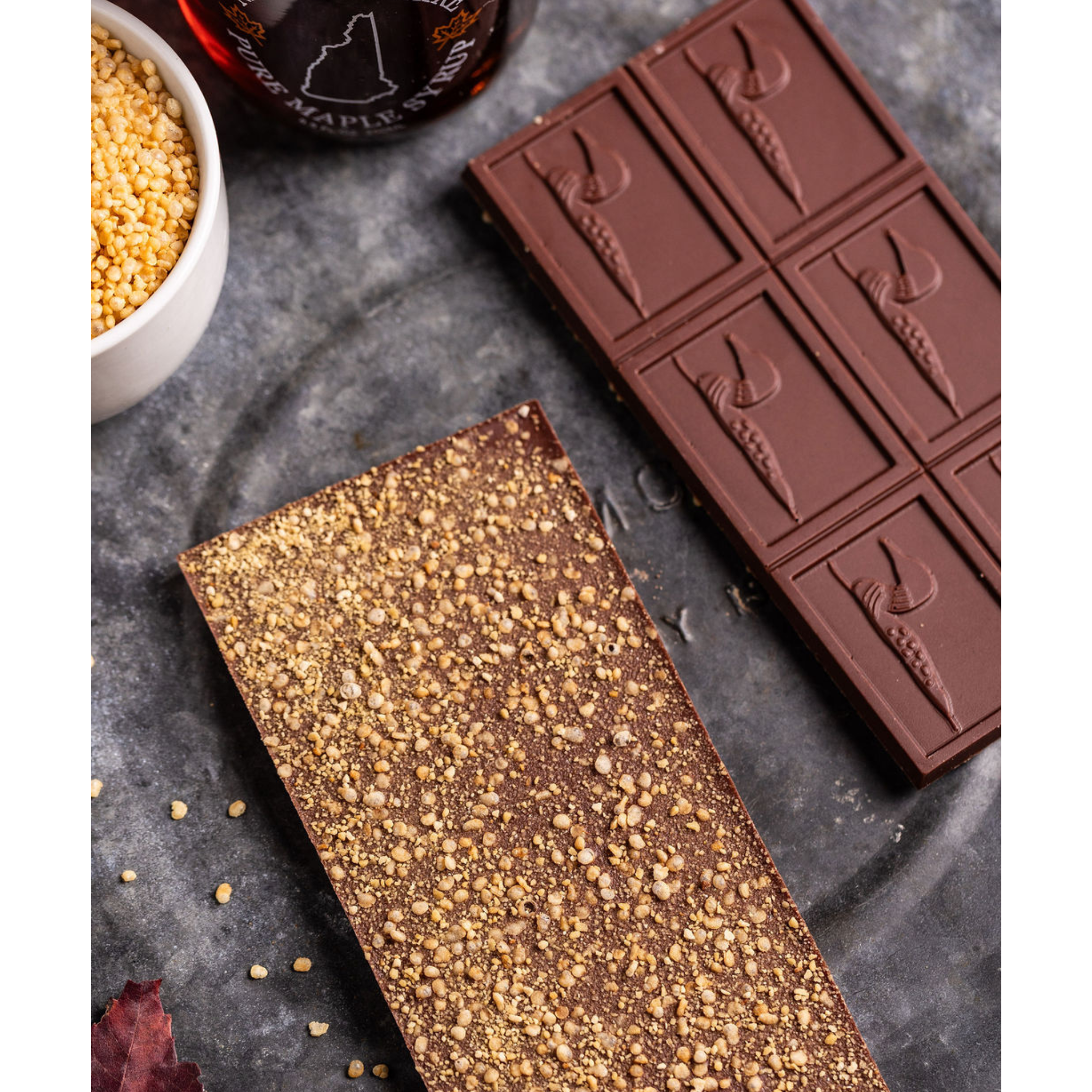 Loon Chocolate - Wholesale Chocolate Bar - Milk Chocolate Maple Crunch1