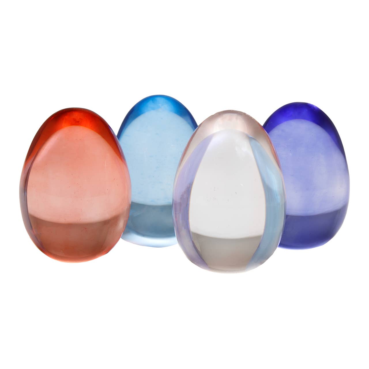 Kavana Decor by The Import Collection - Wholesale Decorative Tabletop Object - Chroma Acrylic Eggs -Set 126