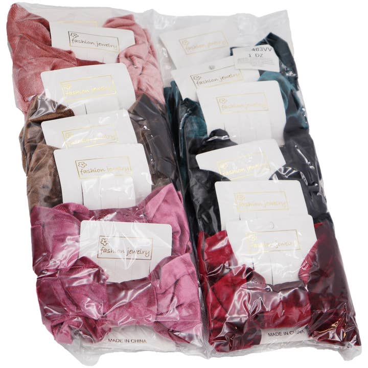 Cap Zone - Wholesale Hair Bow - Women's - Velvety Thick Bow Knot Ribbon Hair Clip2