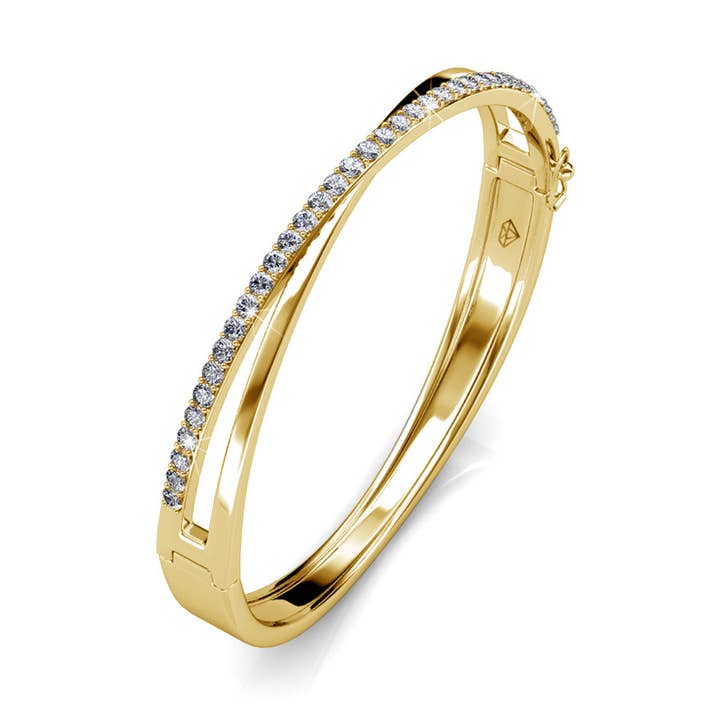 Criss-armband - Guld och Kristall för wholesale av CARALI / MYC Paris