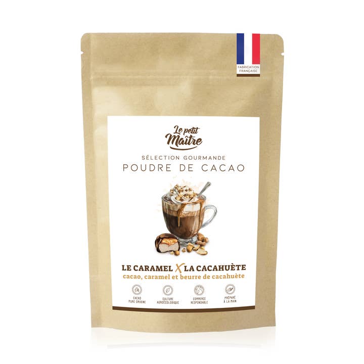 Cocoa powder, caramel, and peanut for wholesale by Le petit maître