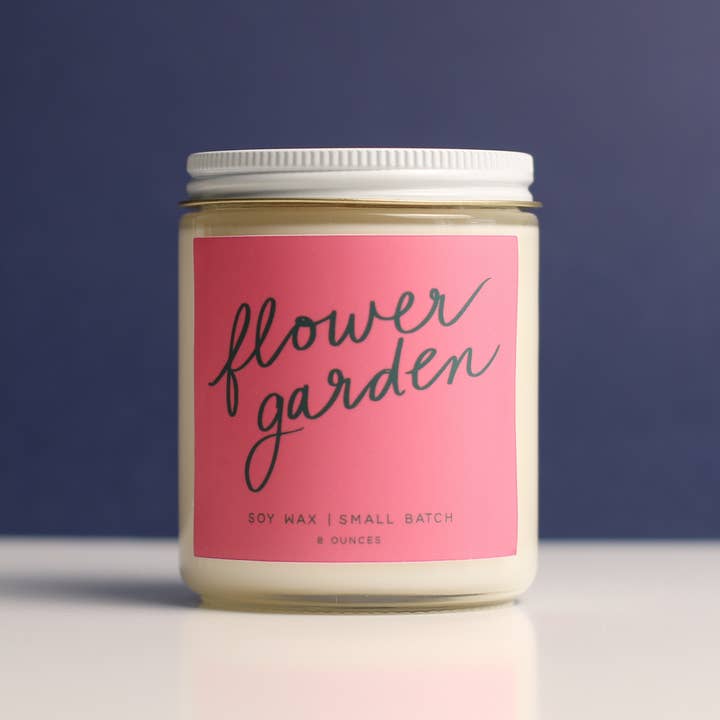 Poured Goods - Wholesale Jar/Filled Candle - Flower Garden - Candle3