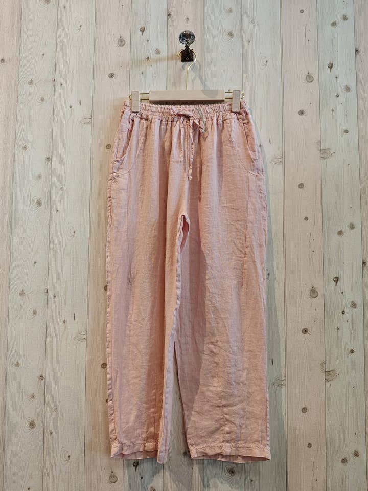 Linen & More - Vendita all'ingrosso Pantalone - Donna - Pantaloni base in lino 100% REF 65227