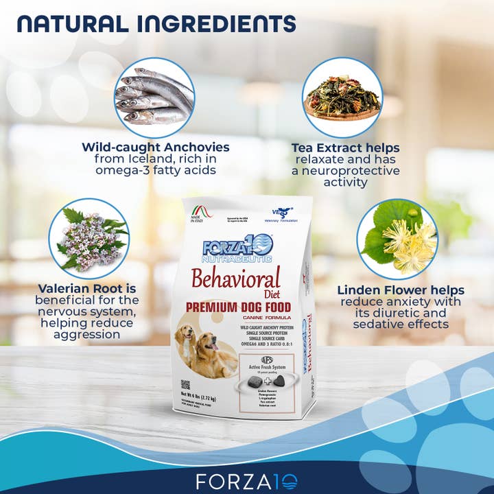 Forza10 Pet Food - Wholesale Pet Food - Dog - Forza10 Active Behavioral Dry Dog Food, Calming Dog Food