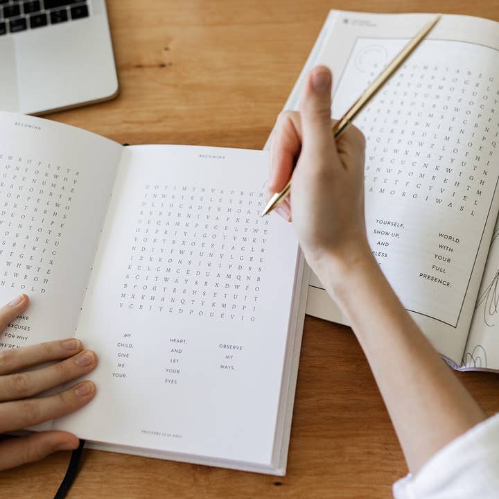 Margot + Co. - Wholesale Book - Adult - The Wordsearch Book: Becoming