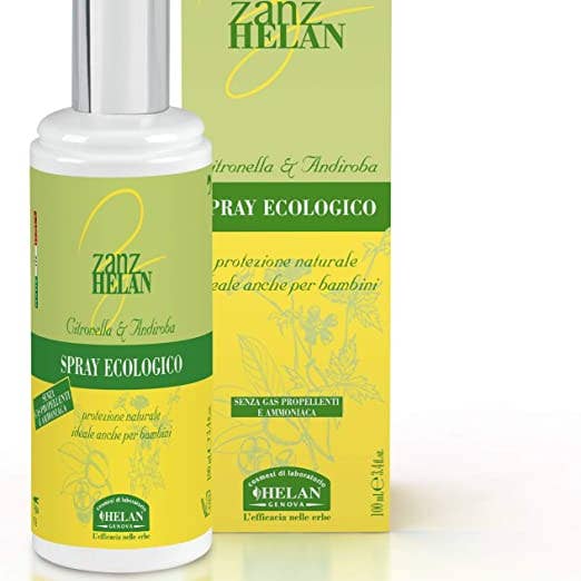 ZanzHelan Spray Antizanzare Bambini e Neonati - Adulti - Ecologico - 100 ml per la vendita all'ingrosso da parte di Radici Erboristeria e Benessere