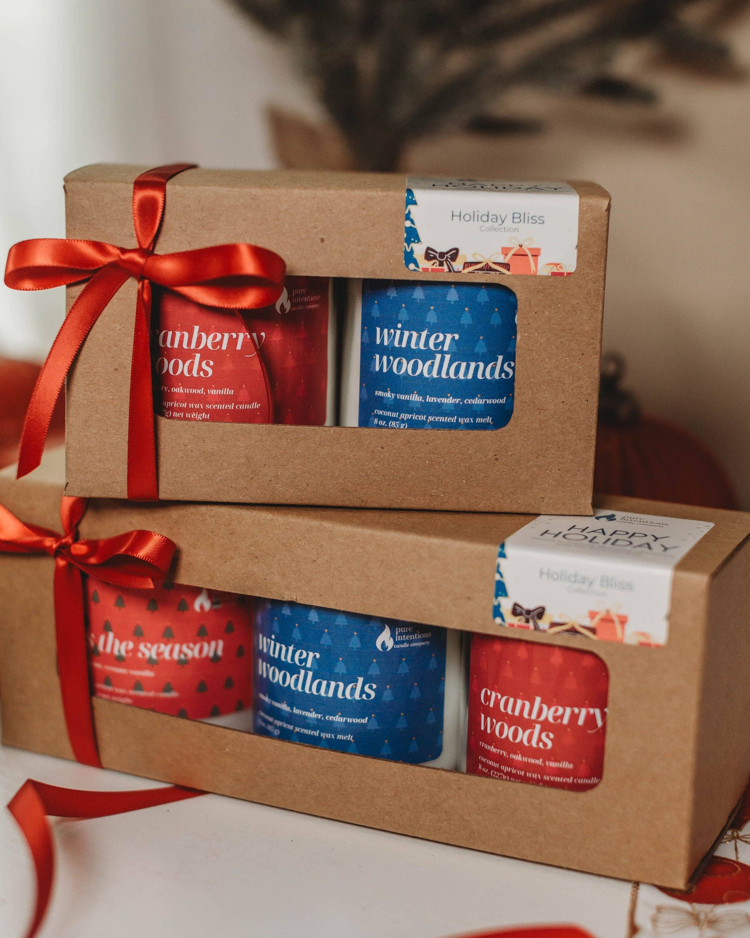 Pure Intentions Candle Company - Wholesale Jar/Filled Candle - Holiday Bliss Gift Set1