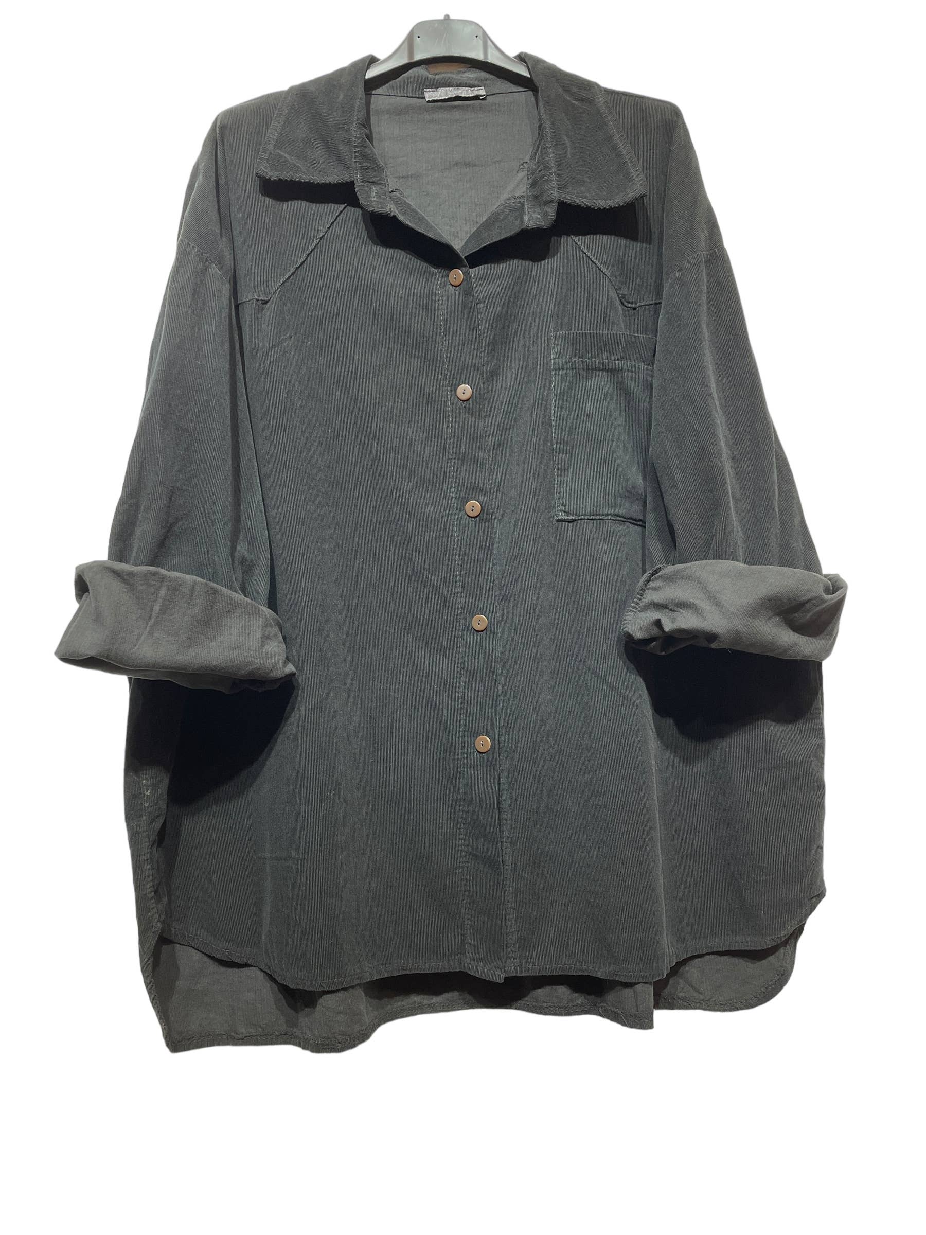 LINEN & COTTON HOUSE – Engroshandel Skjorte med buttondown – til kvinder – 4942 fløjlsbluse til efterår og vinter12