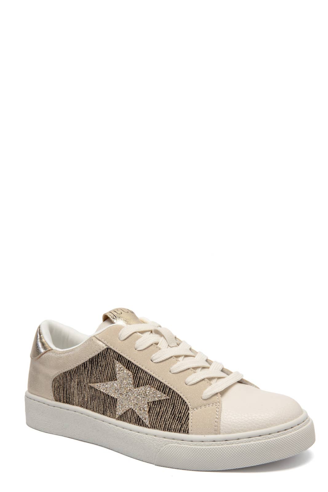 ERYNN – wholesale Vardagssneakers - Dam – Snörskor Elia med guldsparkle och metallicdetaljer23