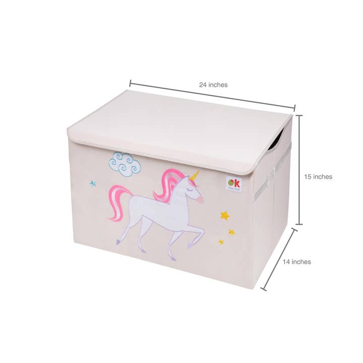 Wildkin - Wholesale Opbergdoos voor speelgoed - Kinderen en baby - Eenhoorn speelgoed kist
