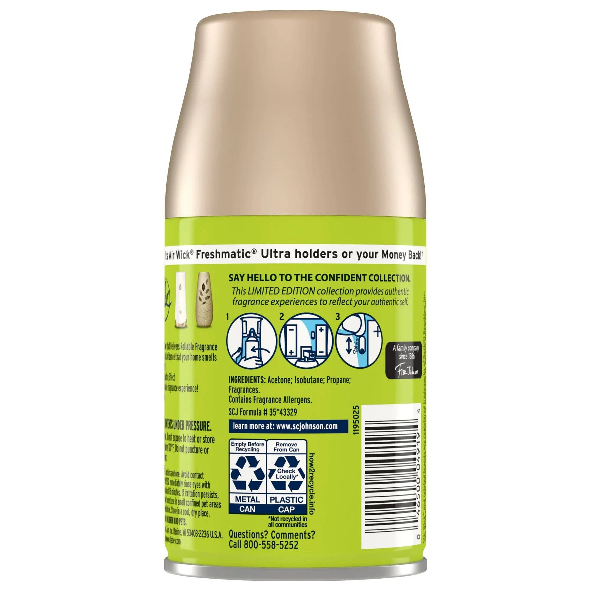 First Choice Buying - Wholesale Air Freshener - Glade Automatic Spray Air Freshener Refills, Fresh Confidence, 6.2 oz3